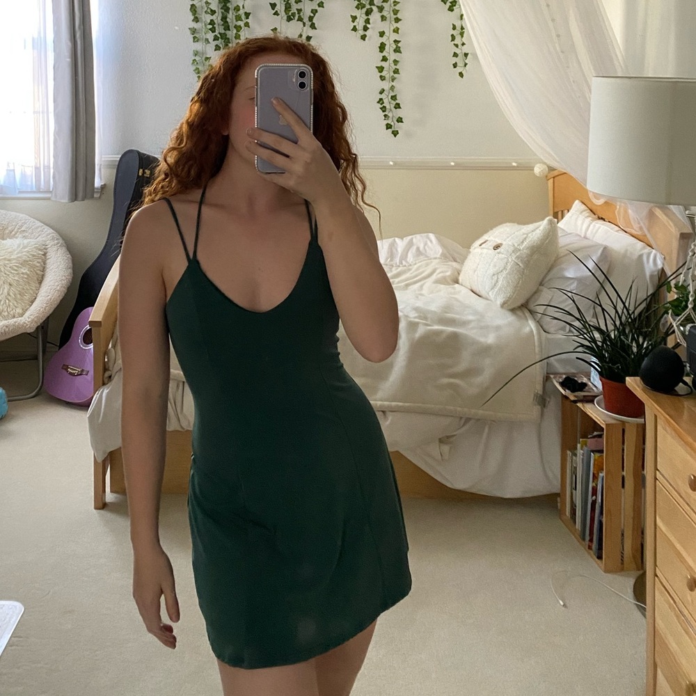 Green dress